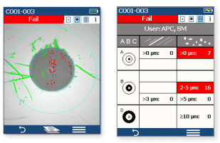 FOCIS Flex – Fiber Optic Connector Inspection System, without Bluetooth Wi-Fi, (2) User Selected APC Tips