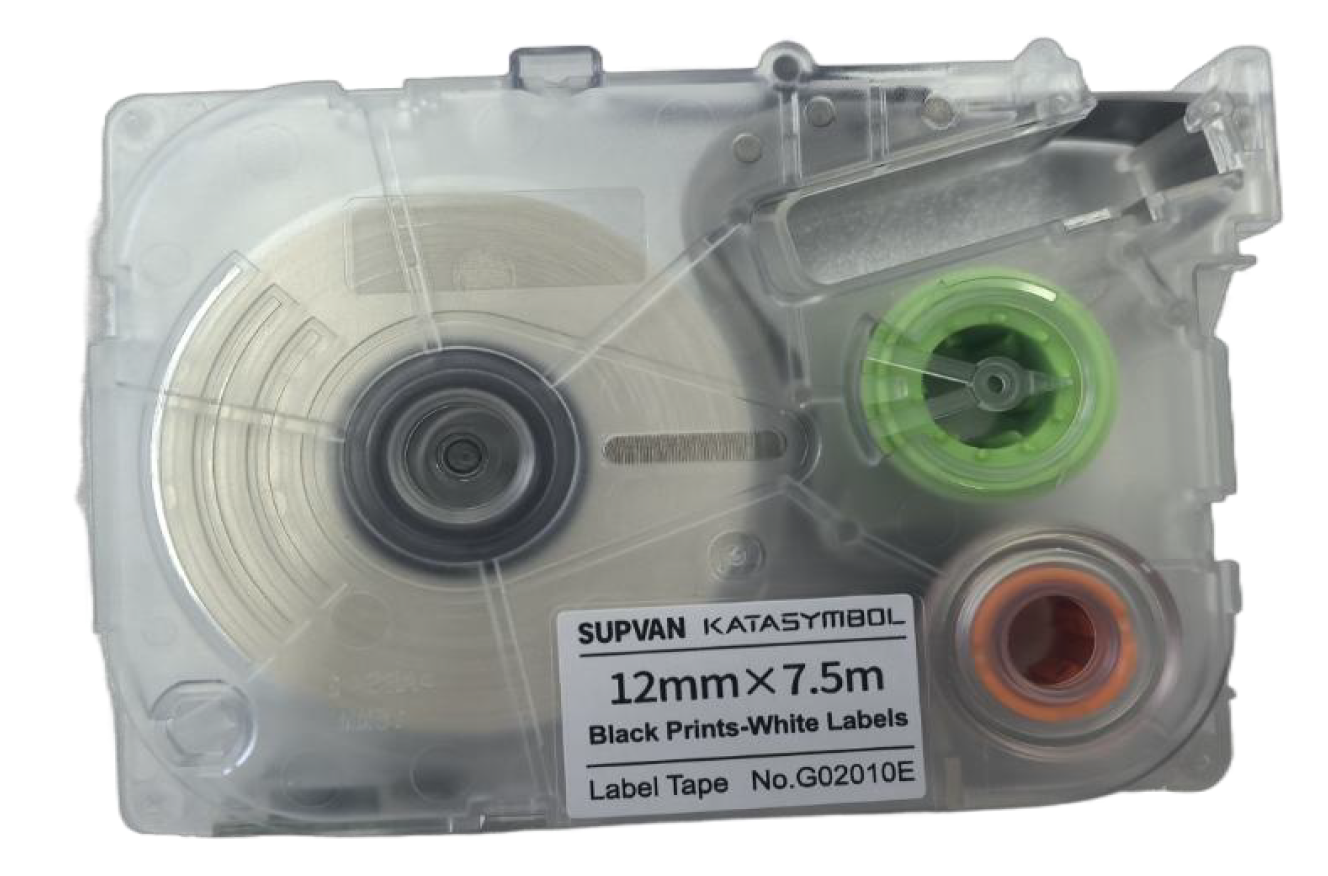 Green Continuous Label for G15M-Pro label printer, 12mm×7.5m, 20 rolls/pack