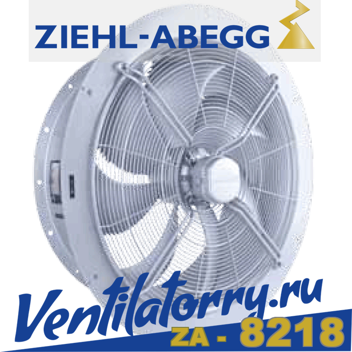 FN063-SDL.4I.A7P1 ZIEHL-ABEGG Axial Fan 380/480V 0.36/0.78 kW 0.59/1.25 A