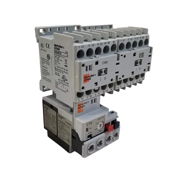 Sprecher + Schuh CAUT8-09-02-120-8B40-LW Miniature Contactor 9A 120VAC Coil Motor Control