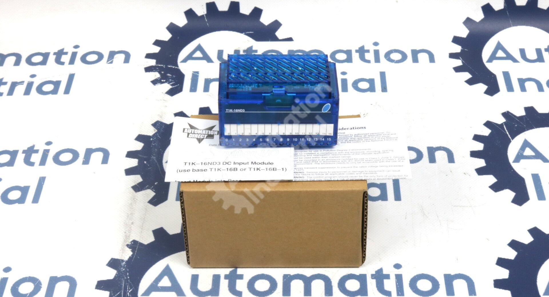 T1K-16ND3 By Automation Direct 12-24VDC Discrete Input Module Terminal I/O NSFP