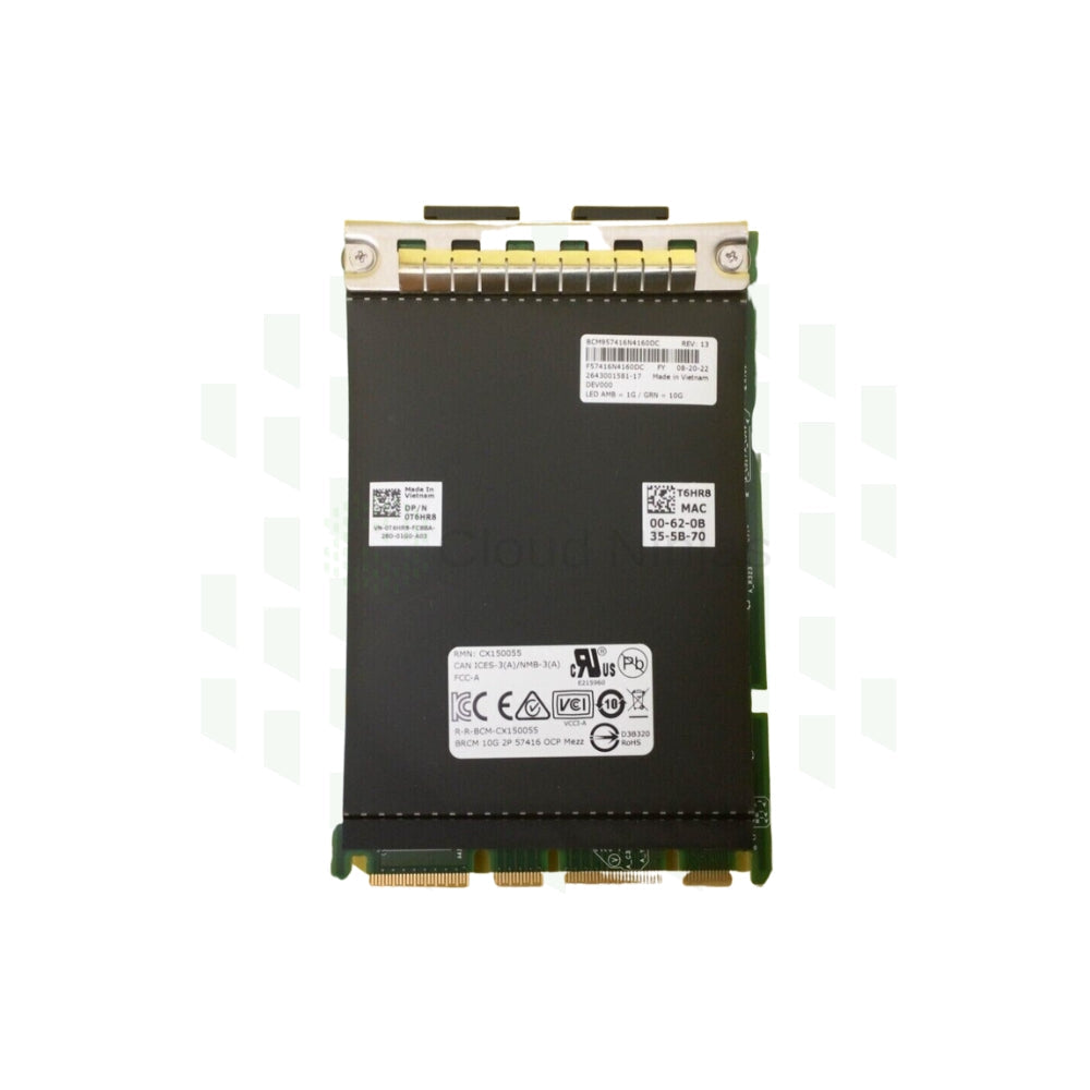 Dell Broadcom 57416 Dual-Port 10GbE RJ45 V2 OCP 3.0 NIC