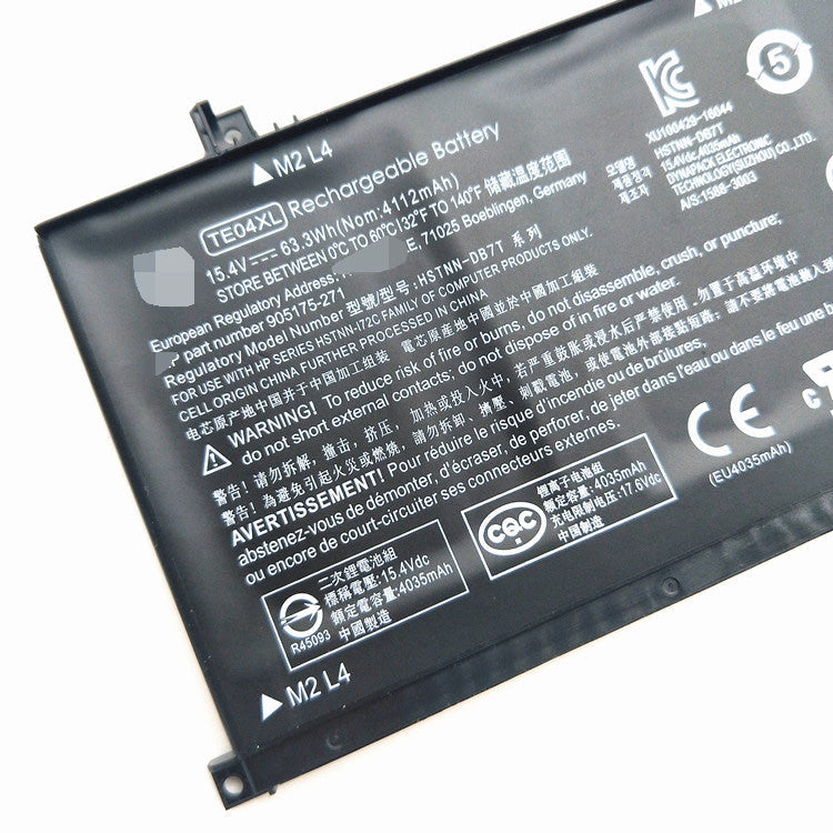 TE04XL Battery For HP Pavilion 15-BC 15-bc200 HSTNN-DB7T HSTNN-DB8T