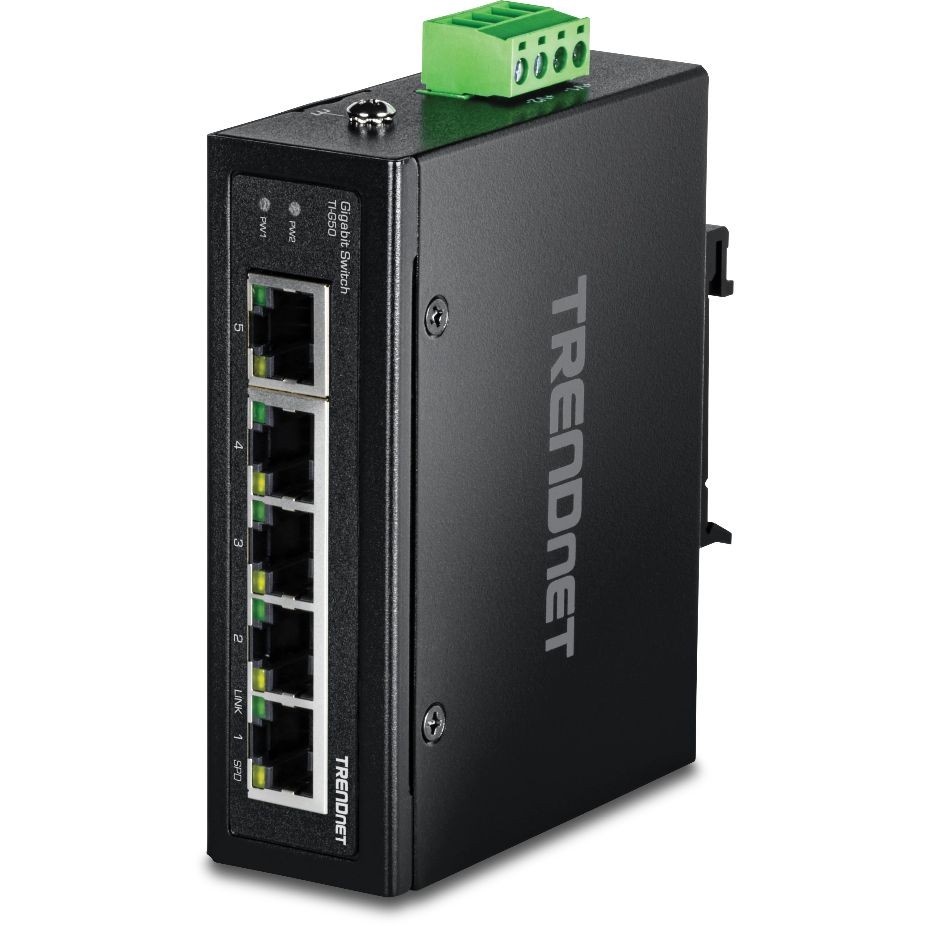 TRENDnet TI-G50 5-Port Hardened Industrial Gigabit Switch