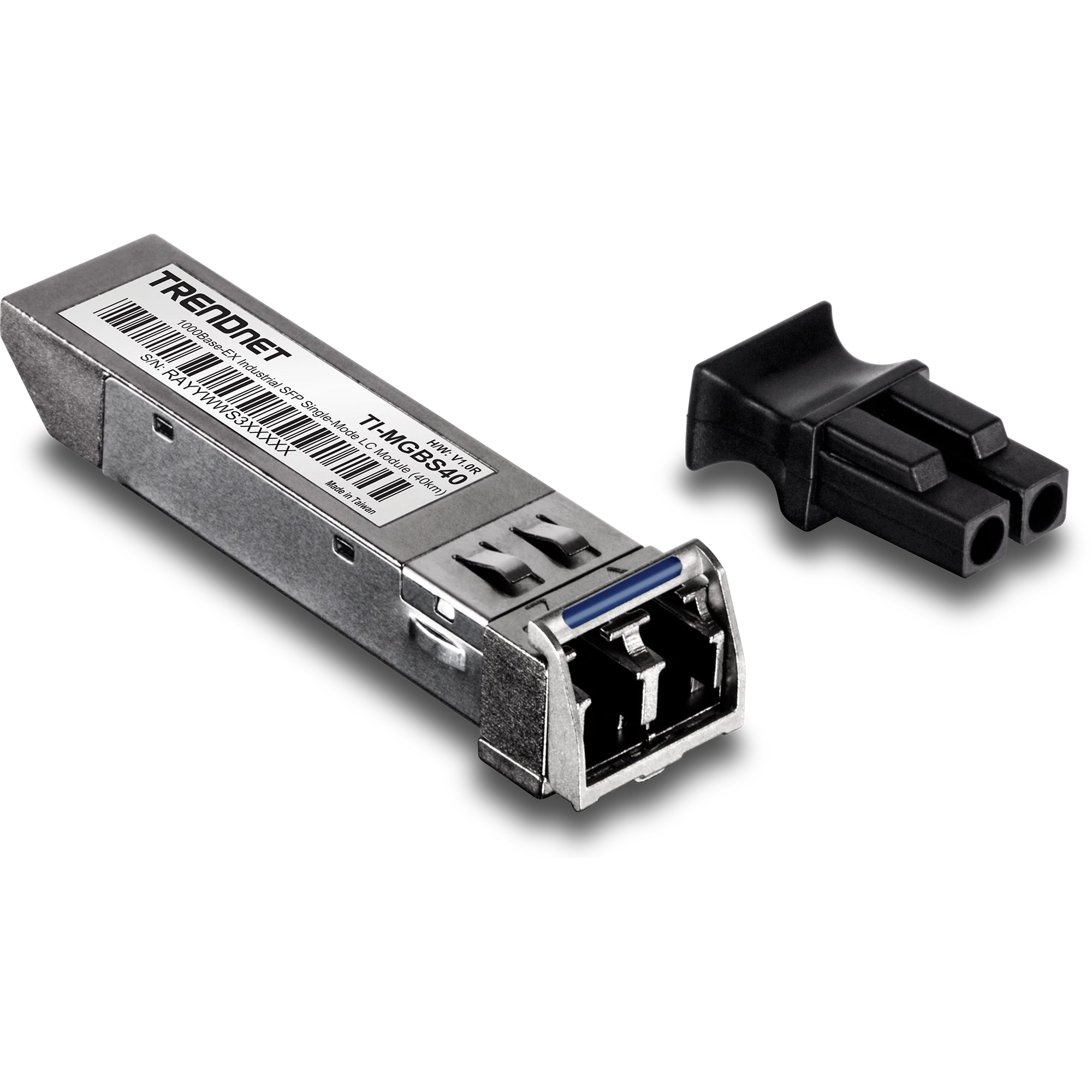 TRENDnet TI-MGBS40 Hardened Mini-GBIC Single-Mode LC Module (40KM)