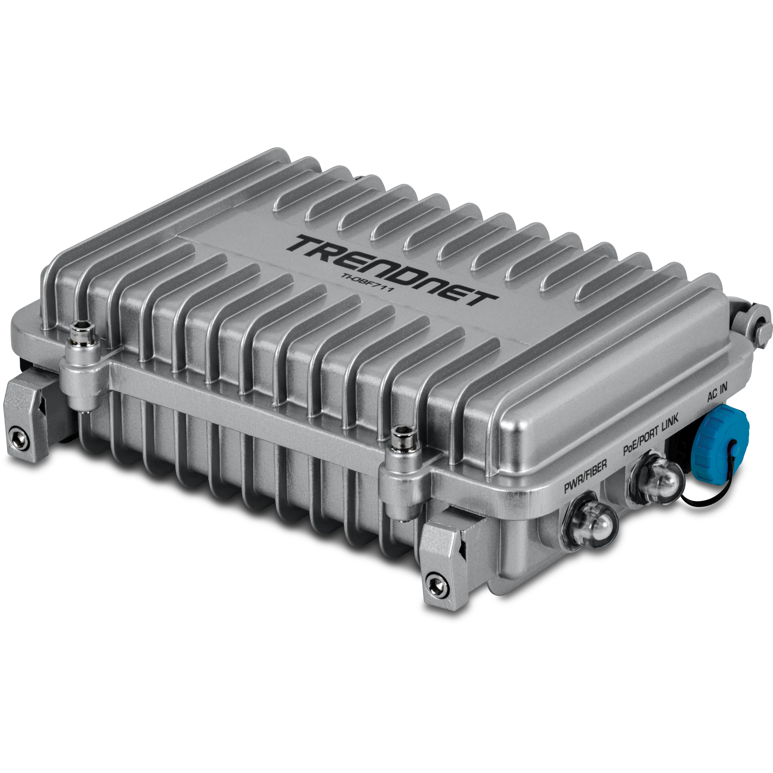 TRENDnet TI-OBF711 Industrial Outdoor 10G SFP+ to 10G PoE++ Media Converter (95W)