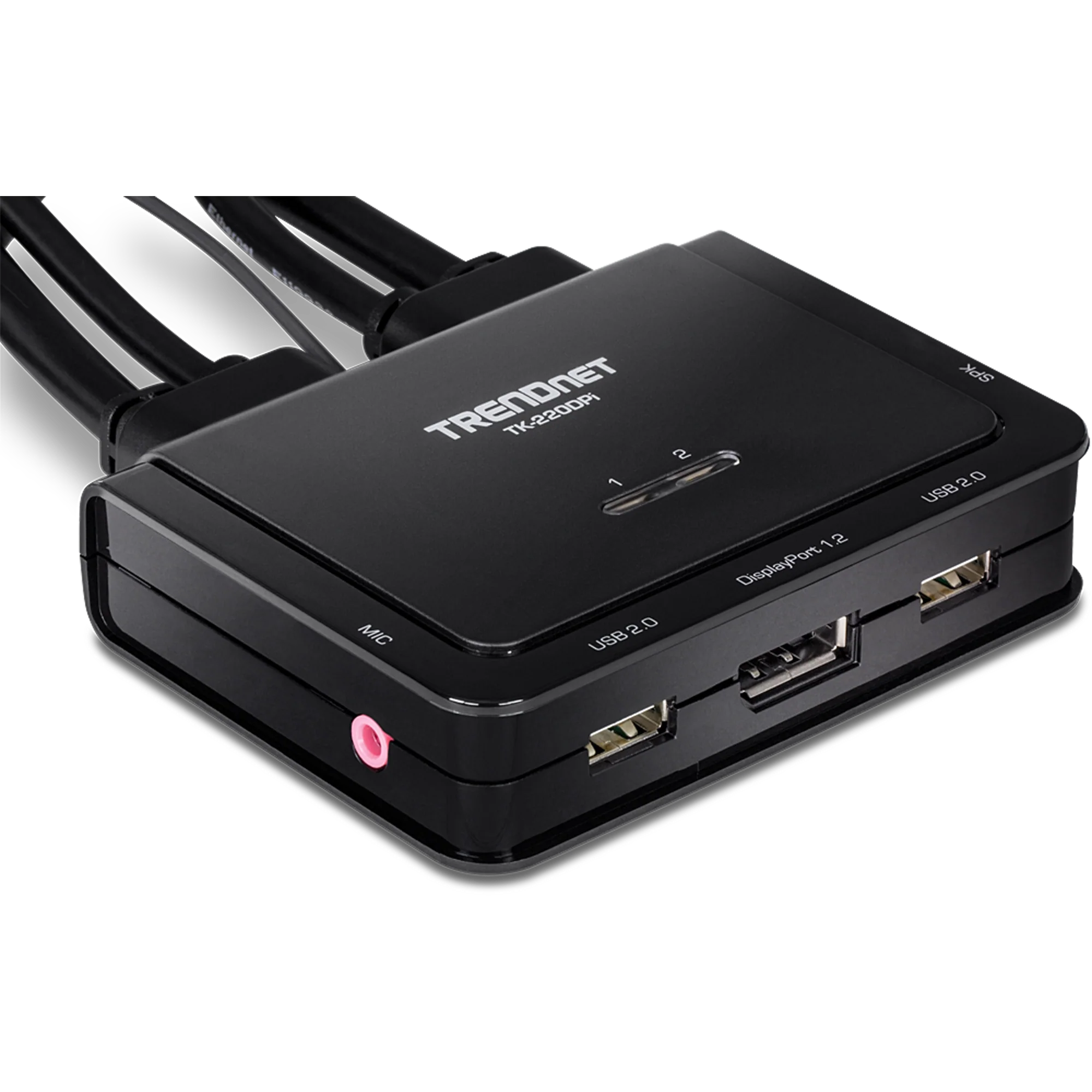 TRENDnet TK-220DPi 2-Port 4K DisplayPort KVM Switch