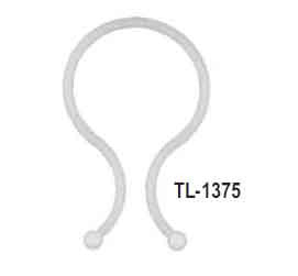 Twist Lock, Natural, 1-7/16" Max - 50/bag