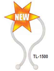 Twist Lock, Natural, 1-9/16" Max - 50/bag