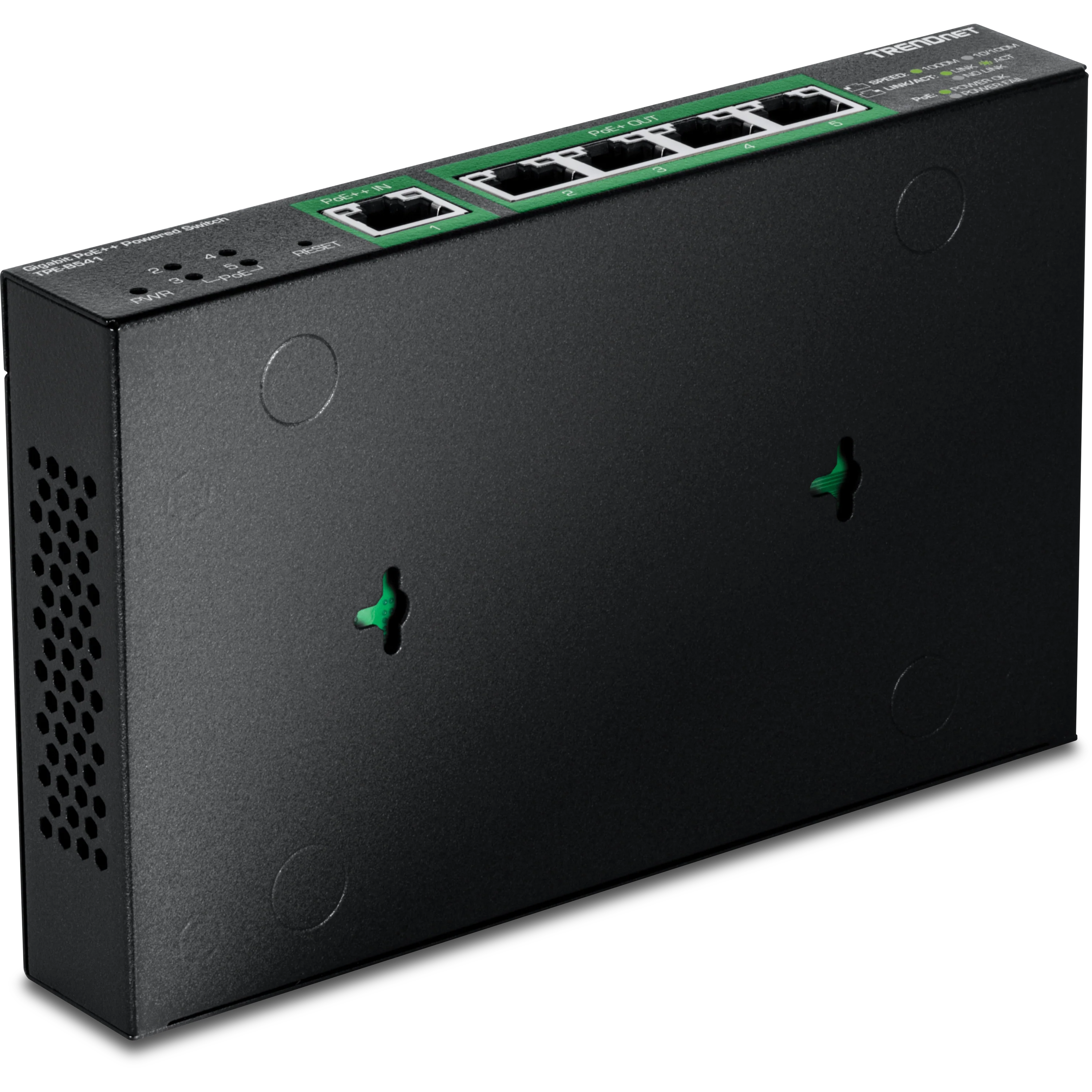 TRENDnet TPE-B541 5-Port Gigabit PoE++ Powered Managed Switch with PoE Passthrough