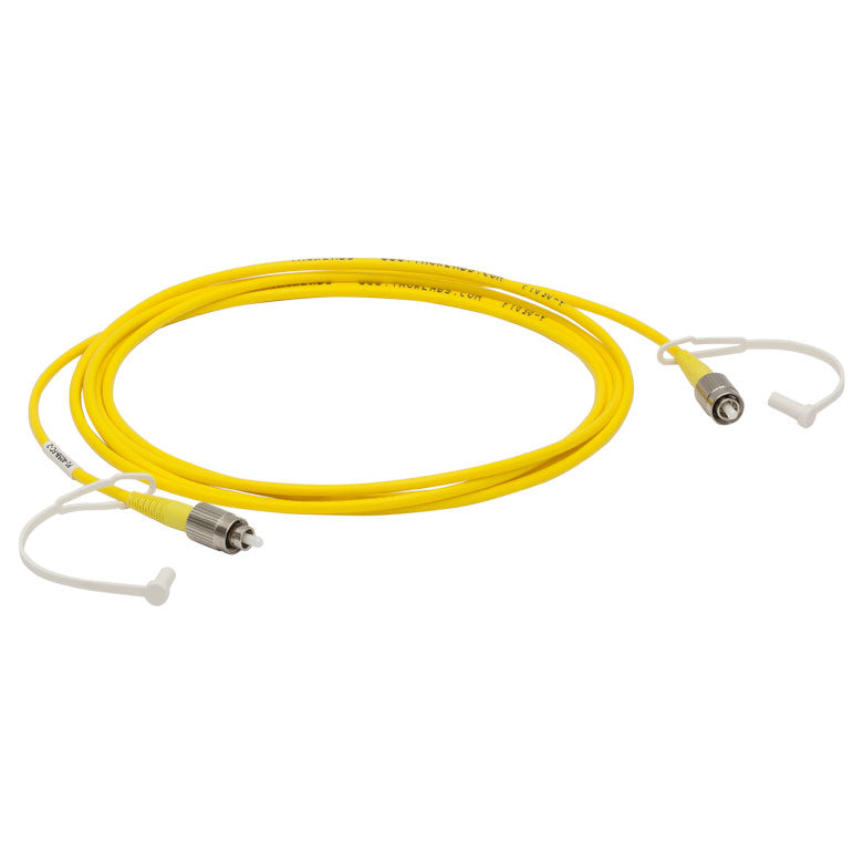 T-P1-405B-FC-2 - Single Mode Patch Cable, 405 - 532 nm, FC/PC, Ø3 mm Jacket, 2 m Long