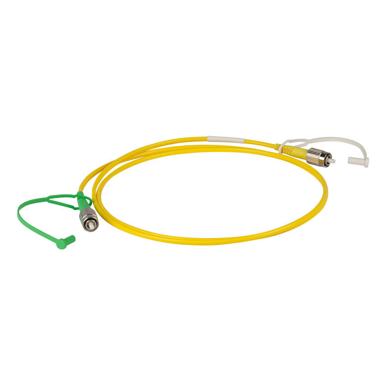 TH-P5-305A-PCAPC-1 - Single Mode Patch Cable, 320- 430 nm, FC/PC to FC/APC, Ø3 mm Jacket, 1 m Long
