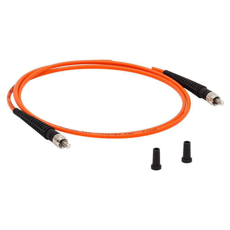 TH-M68L01 - Ø25 µm, 0.100 NA, SMA-SMA Fiber Patch Cable, Low OH, 1 Meter
