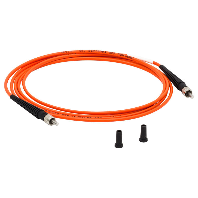 TH-M37L01 - Ø550 µm, 0.22 NA, SMA-SMA Fiber Patch Cable, Low OH, 1 Meter