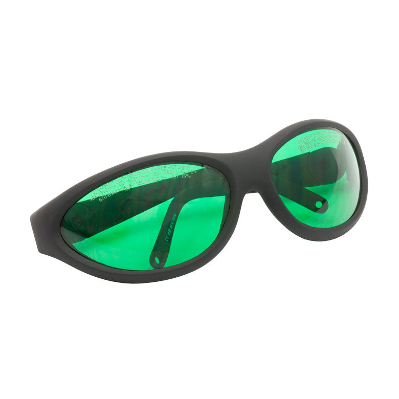 TH-LG8B - Laser Safety Glasses, Emerald Lenses, 35% Visible Light Transmission, Sport Style