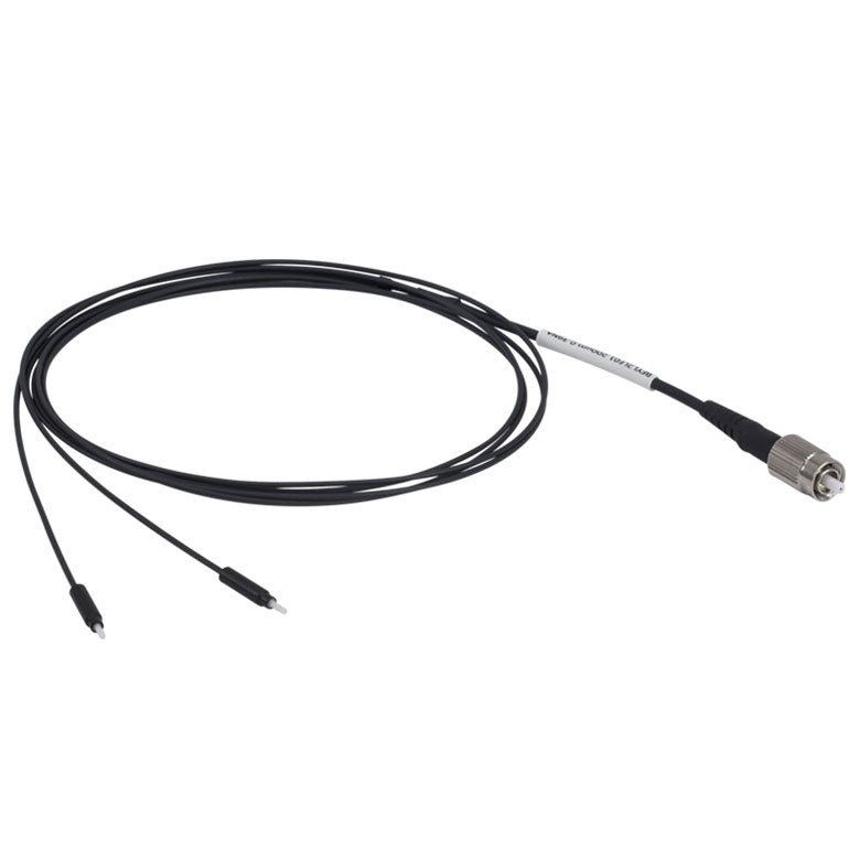 TH-BFYL2LF01 - Bifurcated Fiber Bundle, Ø200 µm Core, 0.39 NA, FC/PC to Ø1.25 mm Ferrules, 1 m Long