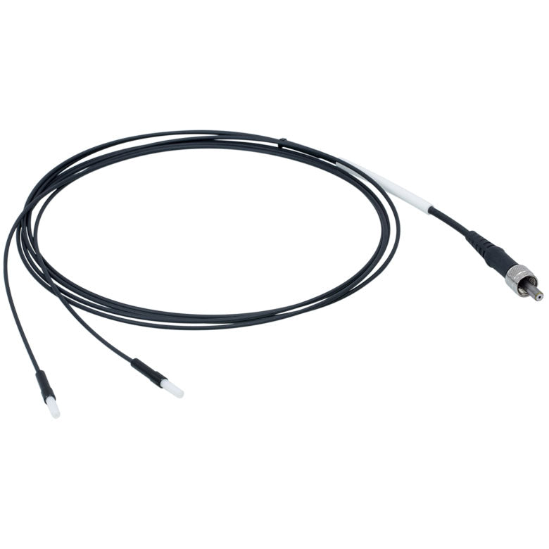 TH-BFYL4LS01 - Bifurcated Fiber Bundle, Ø400 µm Core, 0.39 NA, SMA905 to Ø1.25 mm Ferrules, 1 m Long