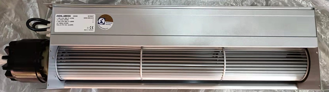 QK08A-4EM.50.CB ZIEHL-ABEGG Crossflow fan 230V 0.06/0.07 kW 0.29A 1300/1470 rpm