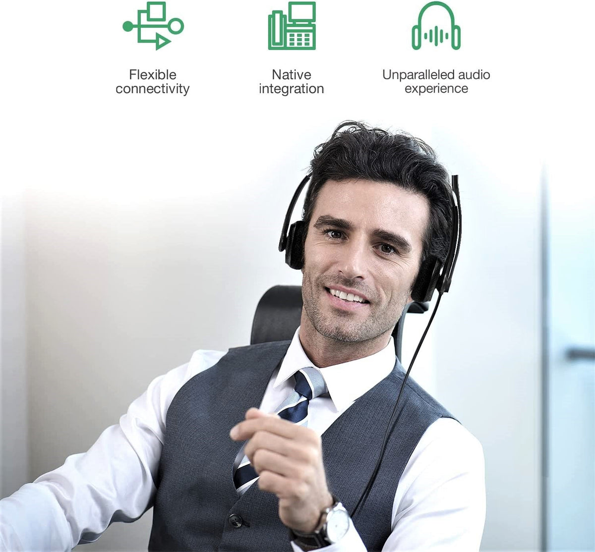 Yealink UH34 Lite Dual/Mono USB-A Wired Headset
