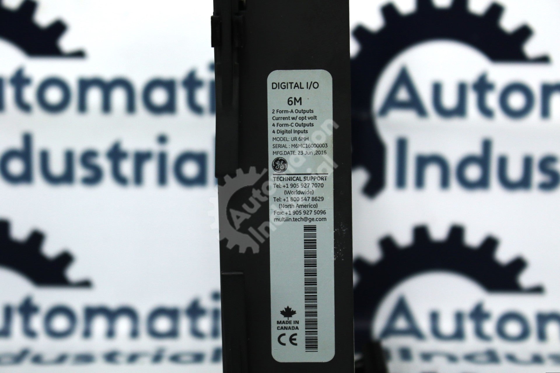 GE Multilin UR 6MH UR-6MH Universal Relay Digital I/O Module OPEN BOX