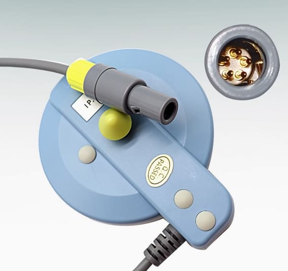 Philips Goldway UT3000A CTG7 Fetal Monitor Fetal Heart Probe 5-Pin Dual-Slot GW US