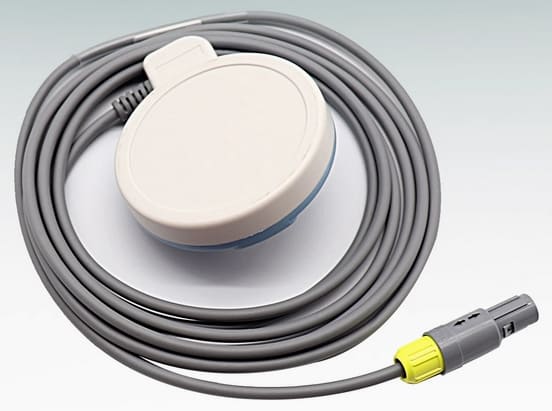 Philips Goldway UT3000A CTG7 Fetal Monitor Fetal Heart Probe 5-Pin Dual-Slot GW US