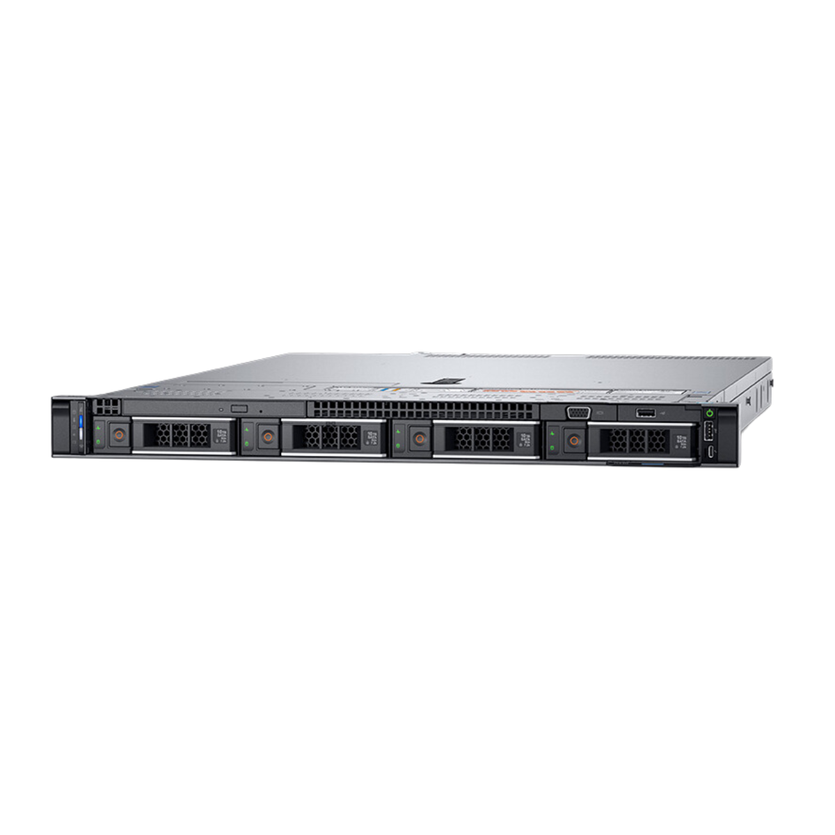 Dell PowerEdge R440 4-bay Server 2x Silver 4114 = 20 Cores H730P 32GB RAM 4x trays
