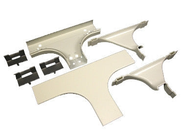 2in. Fiberready divided tee fitting, 5/pack
