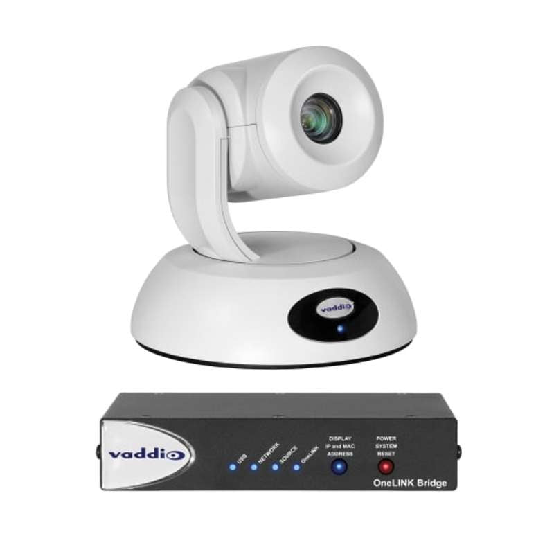 Vaddio RoboSHOT 4K 12E HDBT OneLINK Bridge System, White