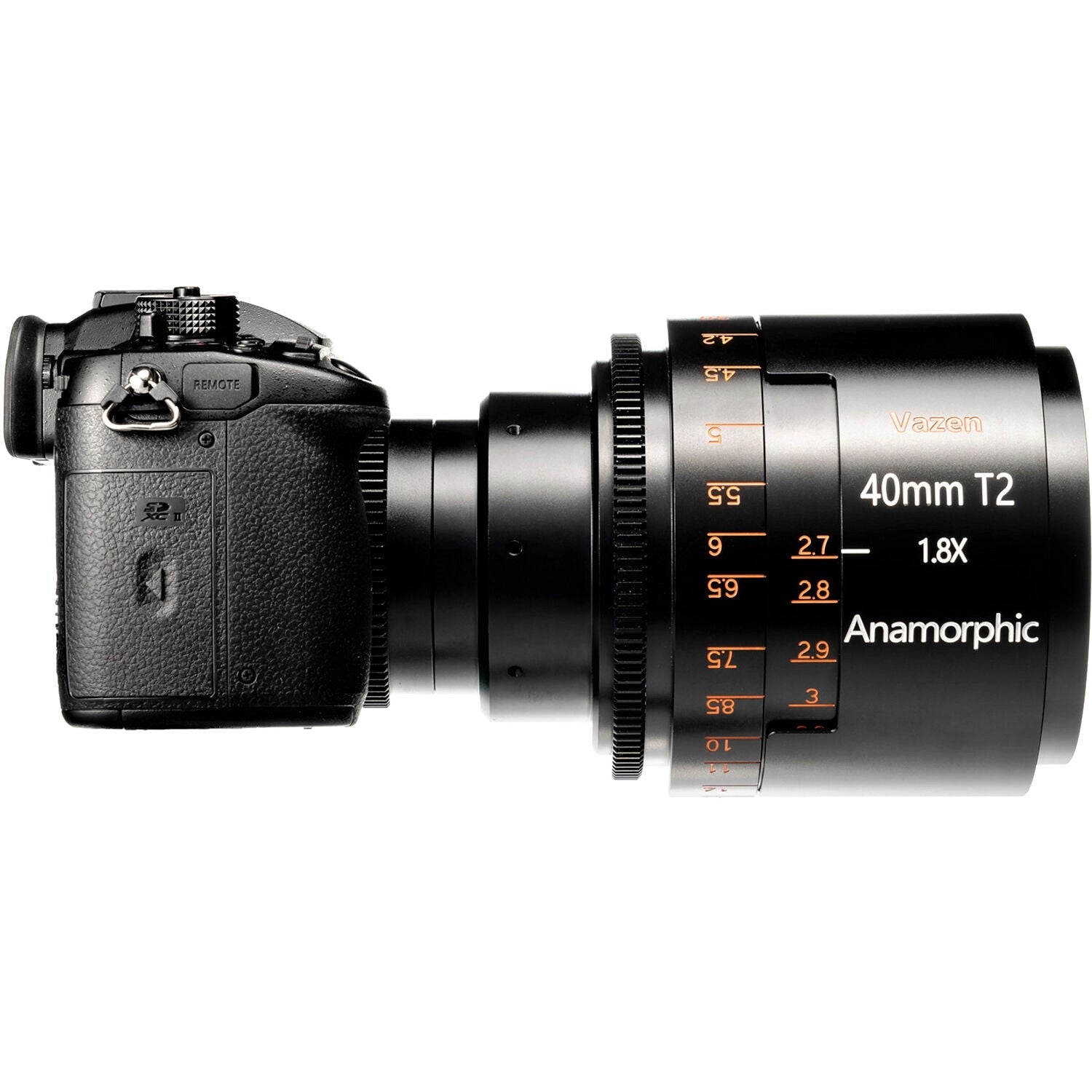 Vazen 40mm T/2 1.8X Anamorphic Lens (MFT, Amber)