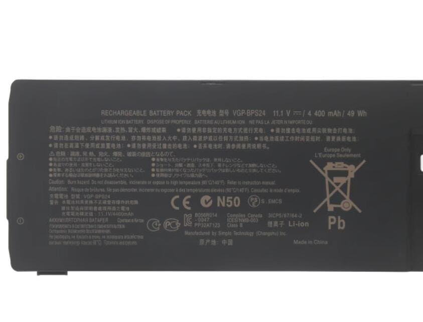 VGP-BPS24 Battery for Sony VGP-BPL24 VGP-BPSC24 PCG-41215T 41219T VPC-SE2S1C