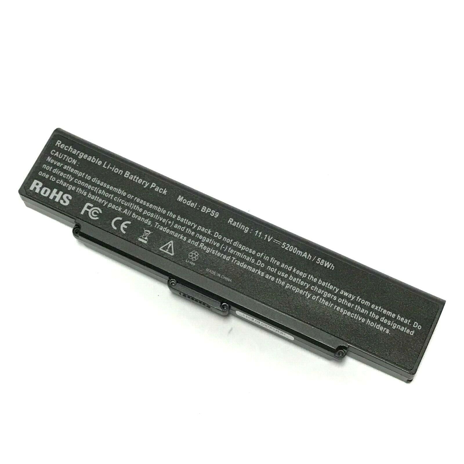 Sony VGP-BPS9 VGP-BPS10 VGP-BPS9A VGN-SZ VGN-CR VGN-AR VGN-NR Battery