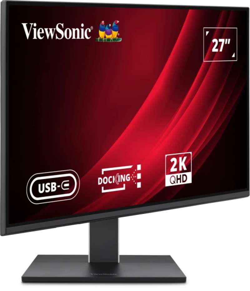 Viewsonic 27" QHD IPS USB-C Docking Monitor with 100W Power Delivery