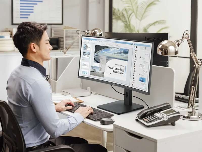 Viewsonic 34" UWQHD Curved Ultrawide USB-C Monitor (21:9)
