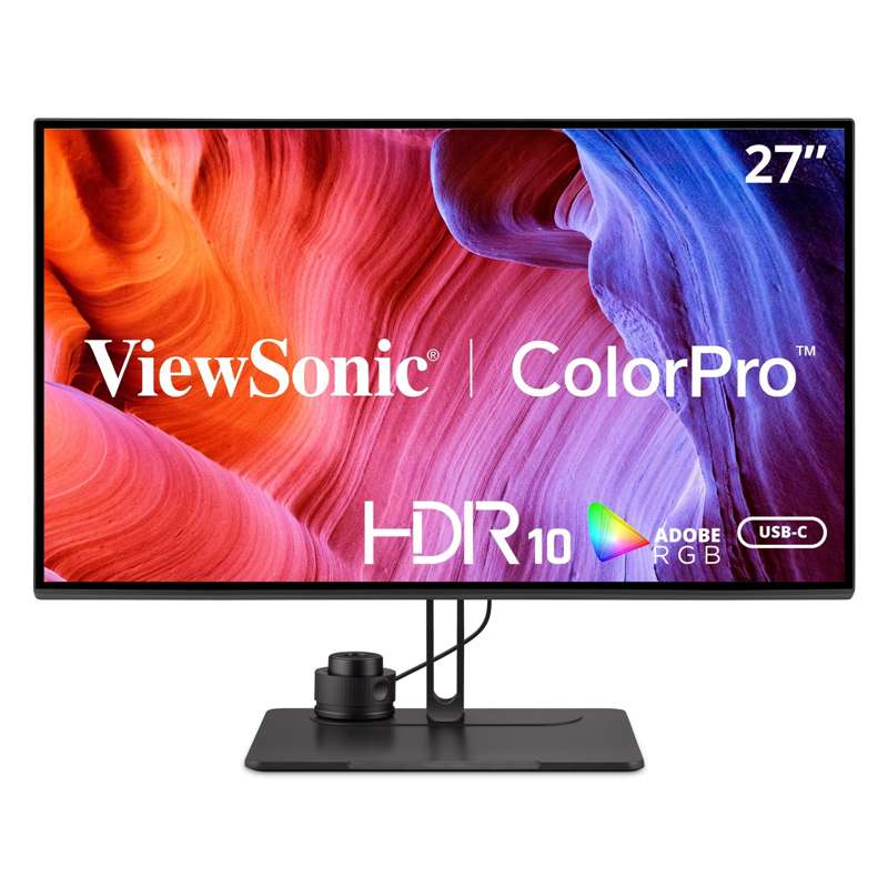 Viewsonic 27" ColorPro 4K UHD Professional Monitor with USB-C & ColorPro Wheel