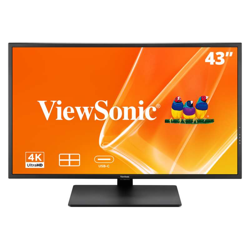Viewsonic 43" 4K UHD USB-C Monitor with Picture-in-Picture & Picture-by-Picture