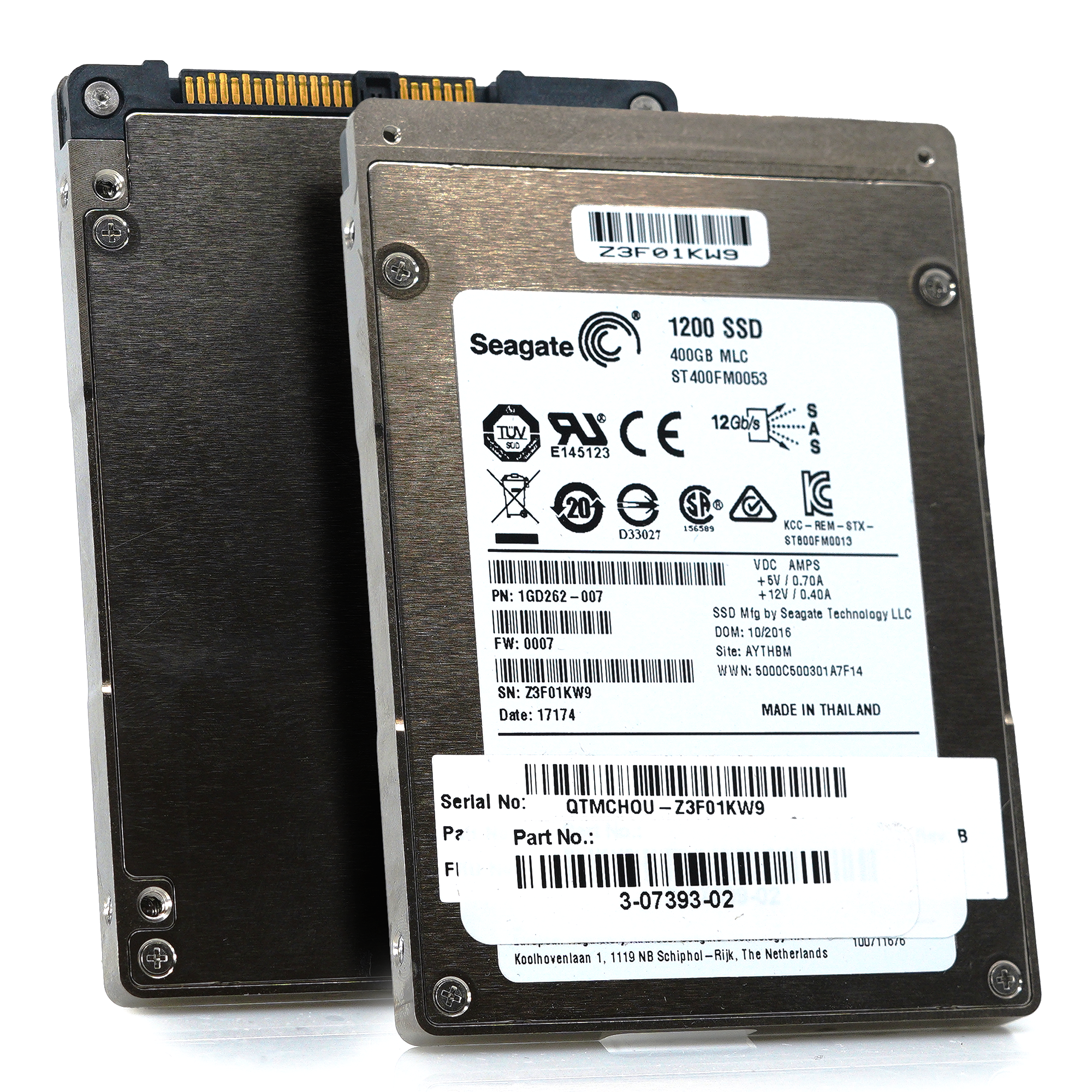 Seagate 1200 SSD ST400FM0053 400GB SAS 12Gb/s MLC High Endurance 10DWPD 2.5in Refurbished SSD