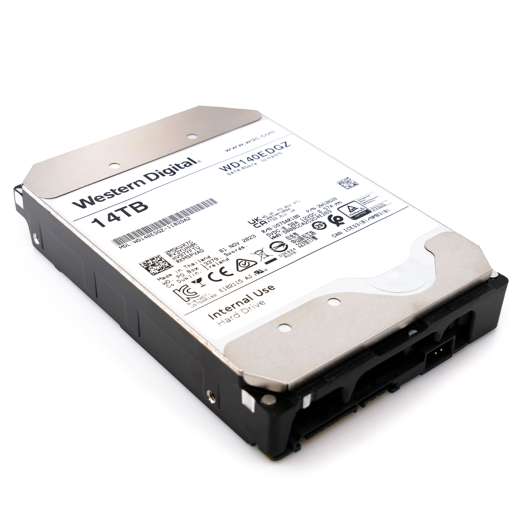 Western Digital WD140EDGZ 14TB 7.2K RPM SATA 6Gb/s 512e NAS 3.5in Refurbished HDD