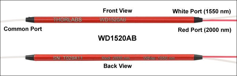 T-WD1525B - 1550 nm / 1625 nm Wavelength Division Multiplexer, No Connectors