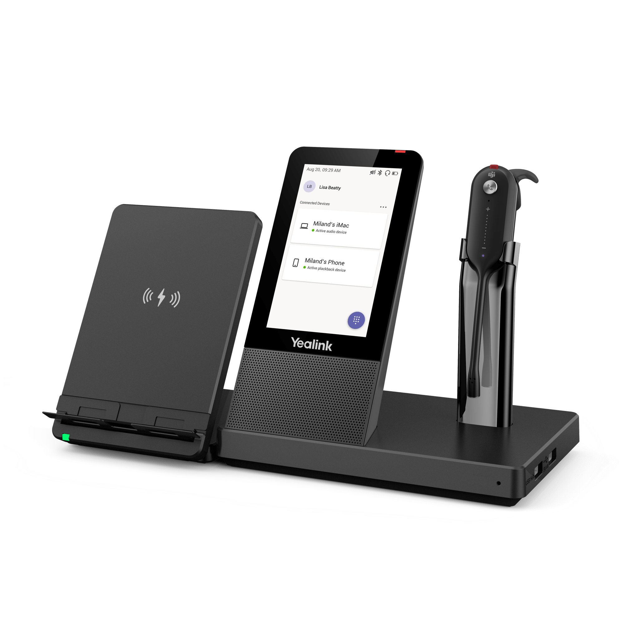 Yealink WH67 DECT Headset All-in-one UC Workstation