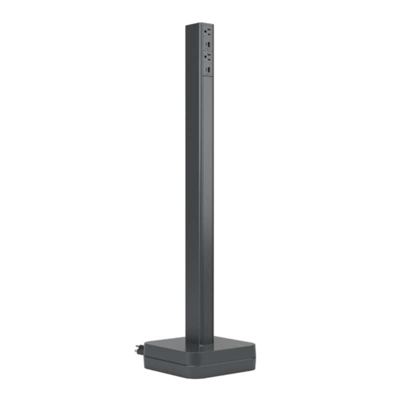 Wiremold dash Power Tower, Graphite