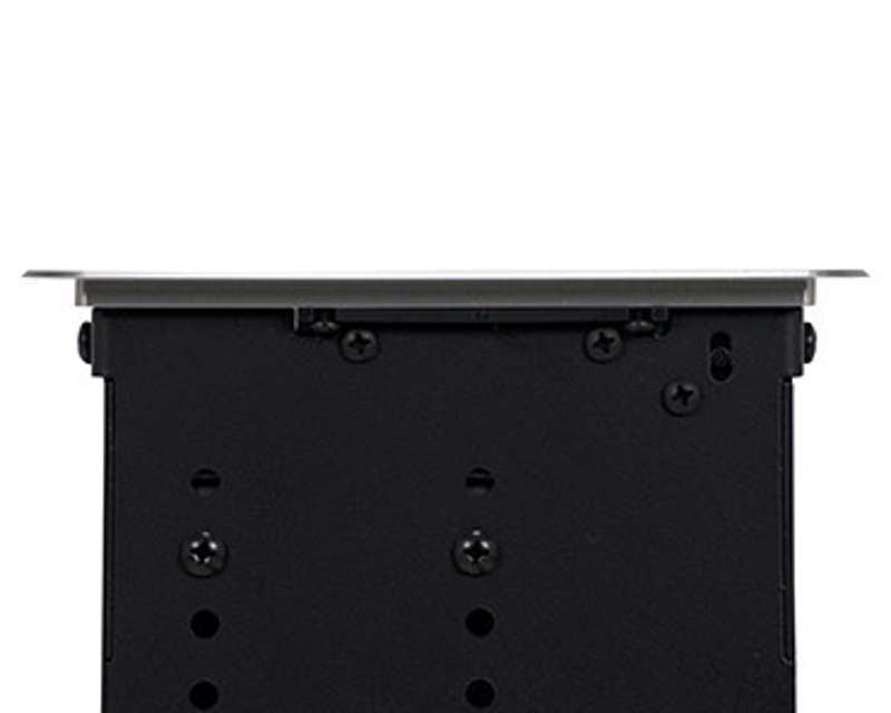 Wiremold InteGreat All Power Table Box, Field Wired, Aluminum