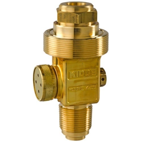YORK WK-840253-000 Type I HPCO2 Cylinder Control Valve for 75 lb and 100 lb Carbon Dioxide Fire Suppression Cylinders