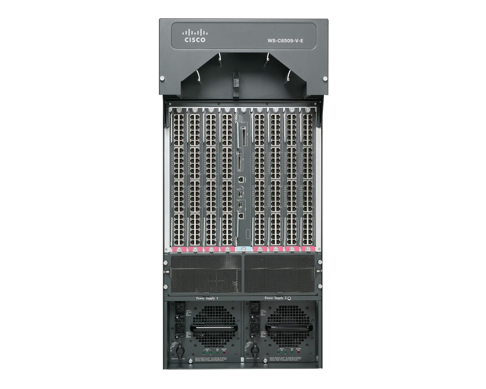 WS-C6509-V-E | Cisco Catalyst 9-Slot Switch Chassis