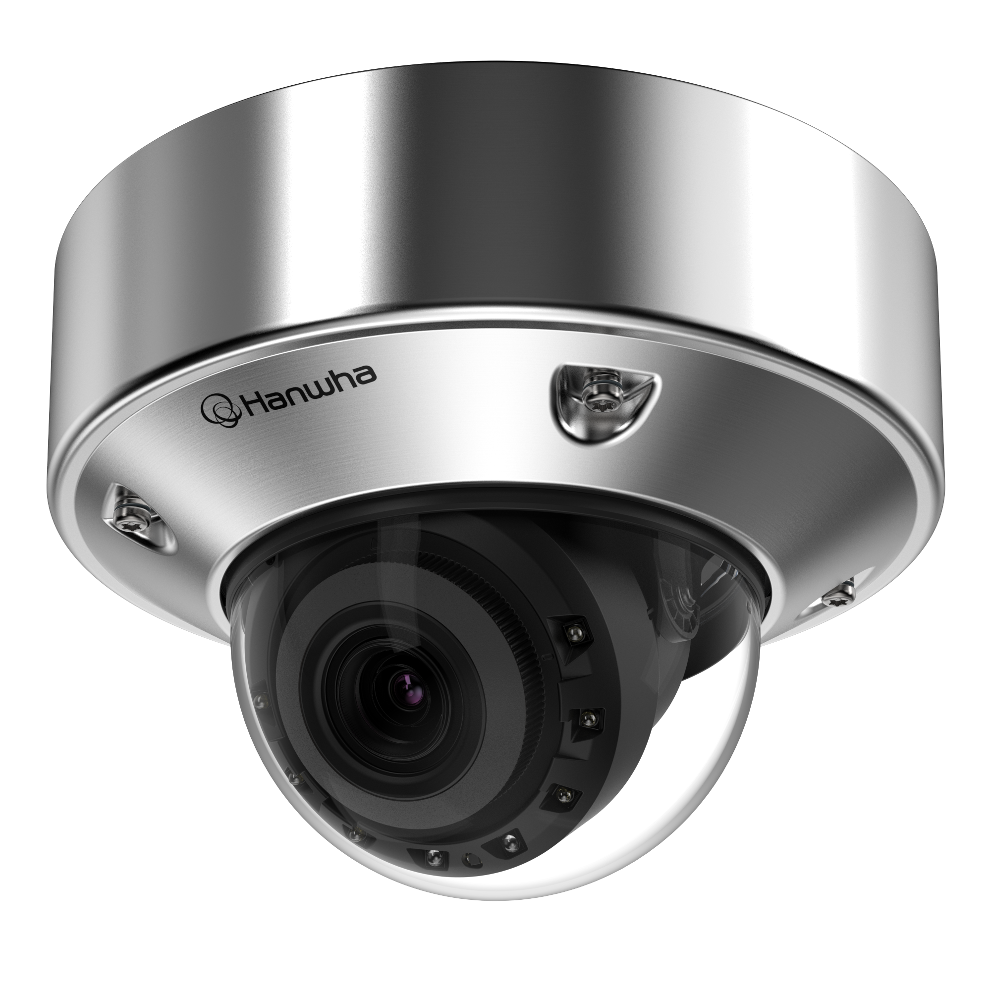 Hanwha XNV-A9084RS 8MP IR Stainless Steel AI Camera