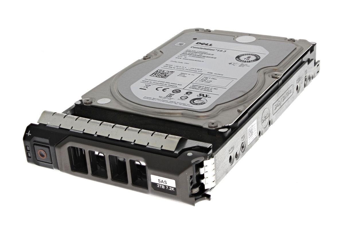 Dell XP99D 2TB 7.2k rpm 3.5" SAS 12Gbps Hard Drive