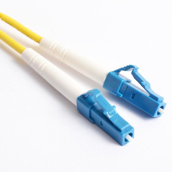 Fiber Optic Patch Cable, LC to LC UPC-UPC, 2 meters, 1.6mm, Simplex, SM | Plus Corning® SMF-28® Ultra Fiber