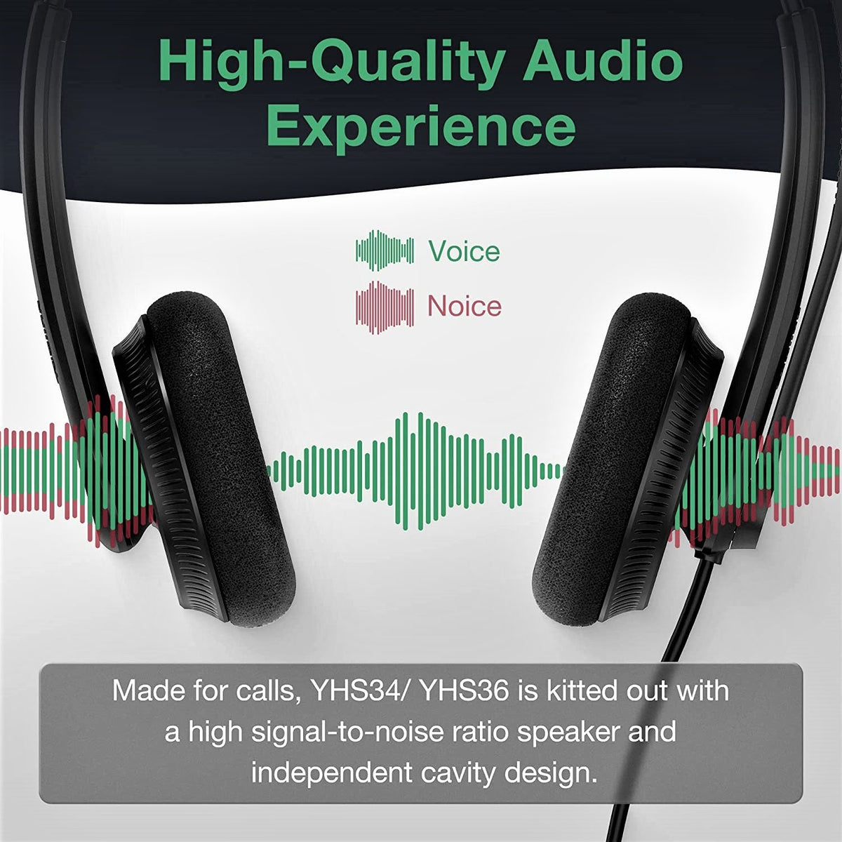 Yealink YHS34 & YHS34 Lite Dual/Mono Wideband Headset