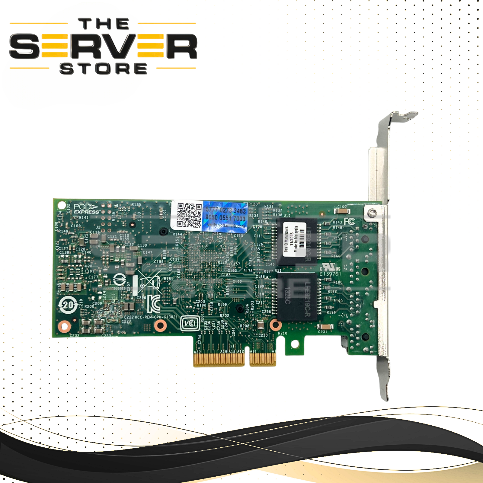 Intel I350-T4 1GbE Quad Port Ethernet Server Adapter PCIe x4 RJ45 I350T4BLK