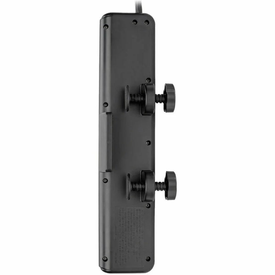 Eaton Tripp Lite Series Protect It! 6-Outlet Clamp-Mount Surge Protector, 6 ft. (1.83 m) Cord, 2100 Joules, 2 x USB Charging ports (2.1A total)